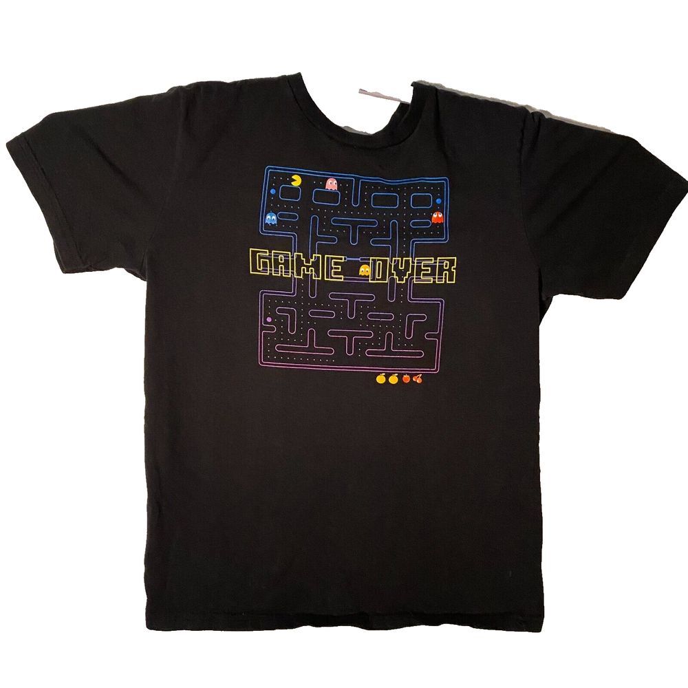 Pac-Man Boys Game Over Graphic‎ T-Shirt Size XXL